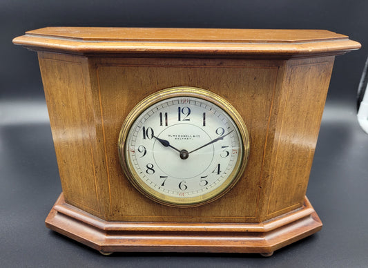 Antique Clock 19th Century Retailed by R.mc Dowell & Co BELFAST
