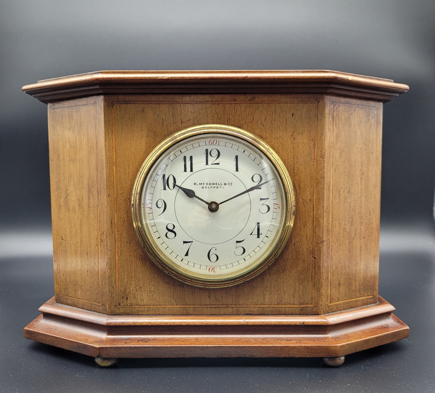 Antique Clock Retailed by R.mc Dowell