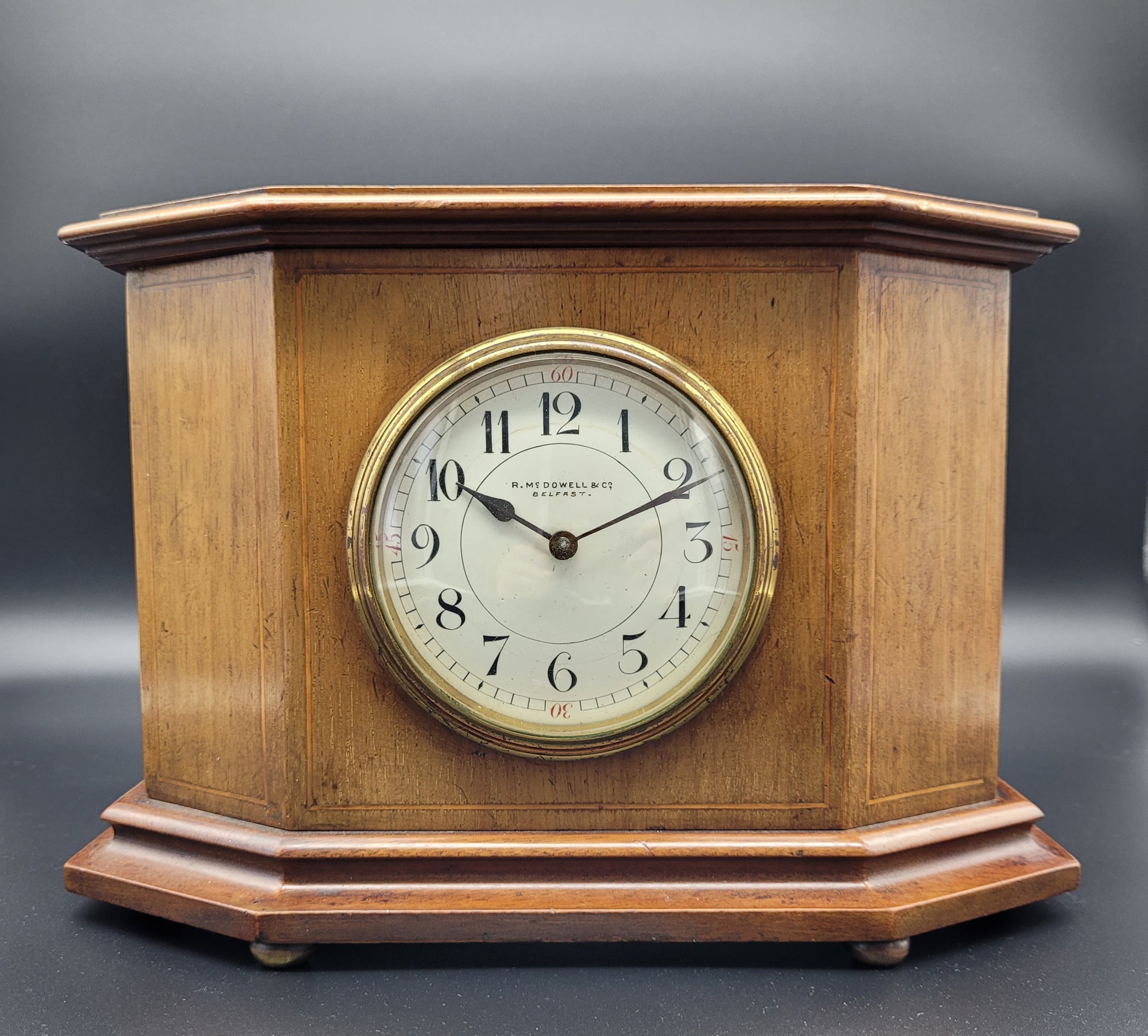 Antique Clock Retailed by R.mc Dowell