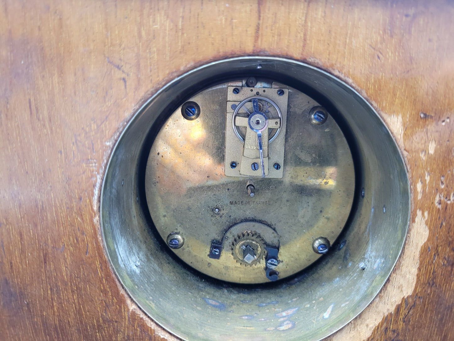 Antique Clock 19th Century Retailed by R.mc Dowell & Co BELFAST Working With Original Key
