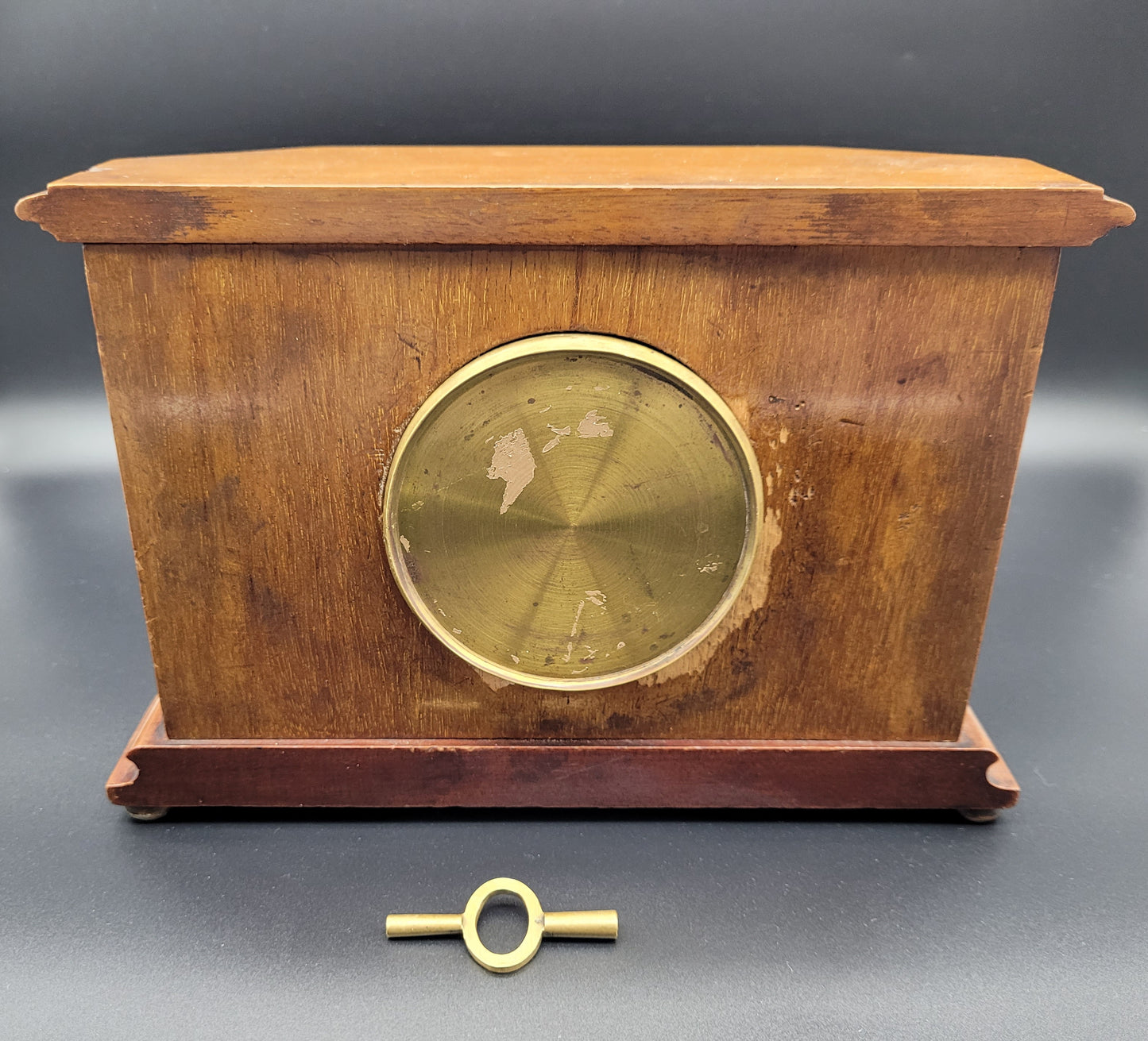 Antique Clock 19th Century Retailed by R.mc Dowell & Co BELFAST Working With Original Key