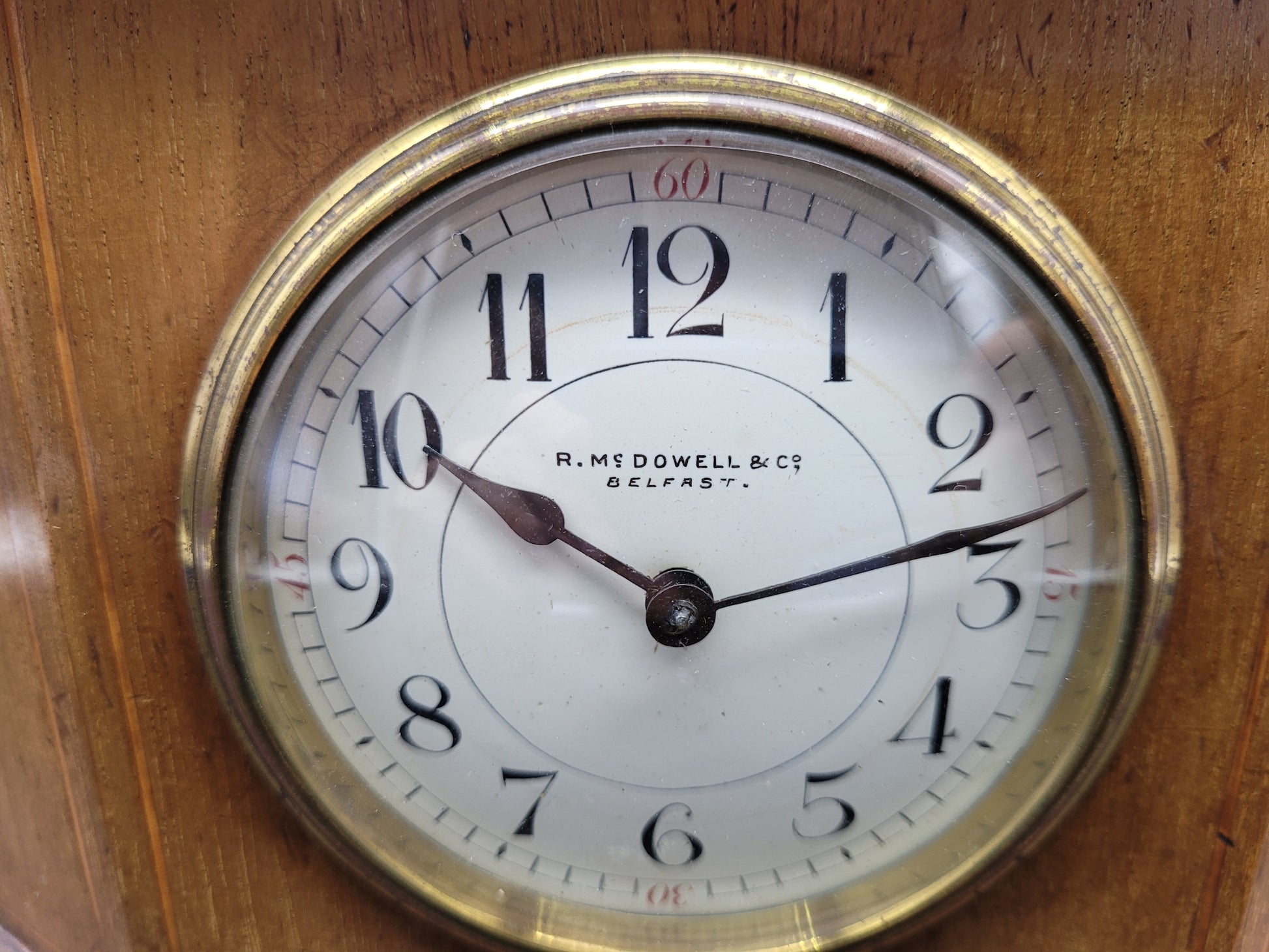 Antique Clock 19th Century Porcelain dial