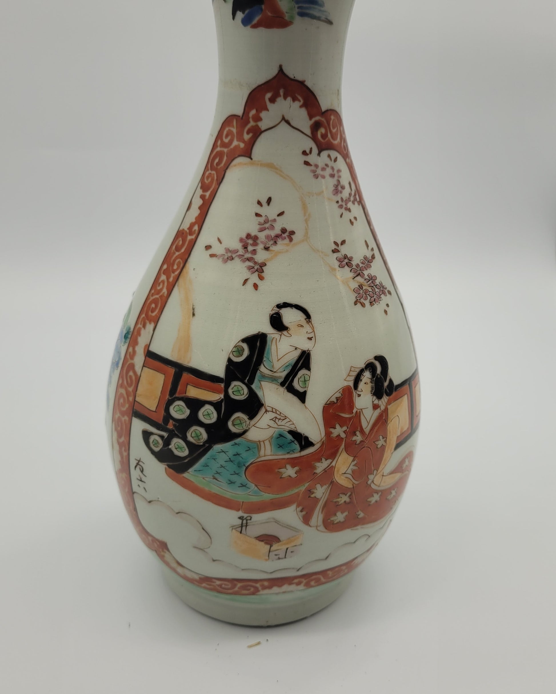 Antique Oriental 19th Century Japanese Vase