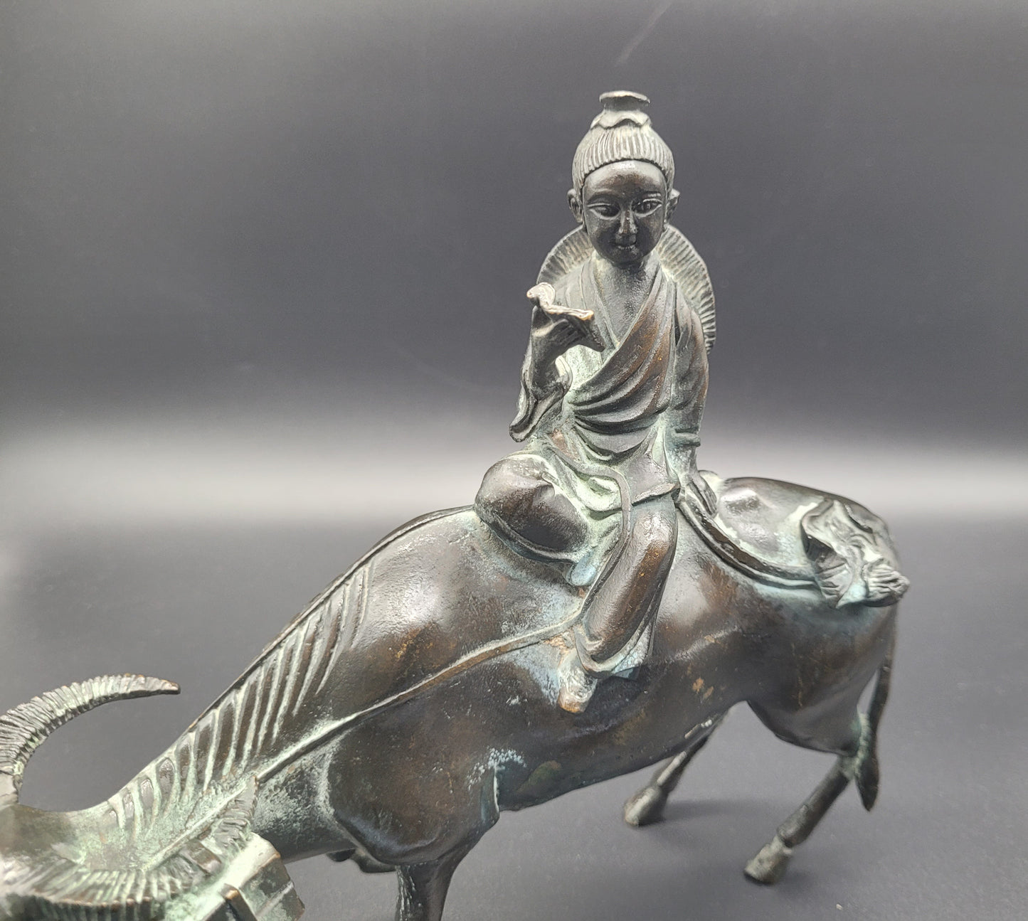 Lohan Seated On An Ox 19th Century