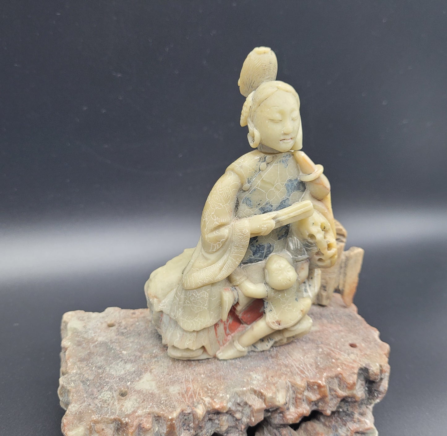 Buddha Carving Figurine 19th Century