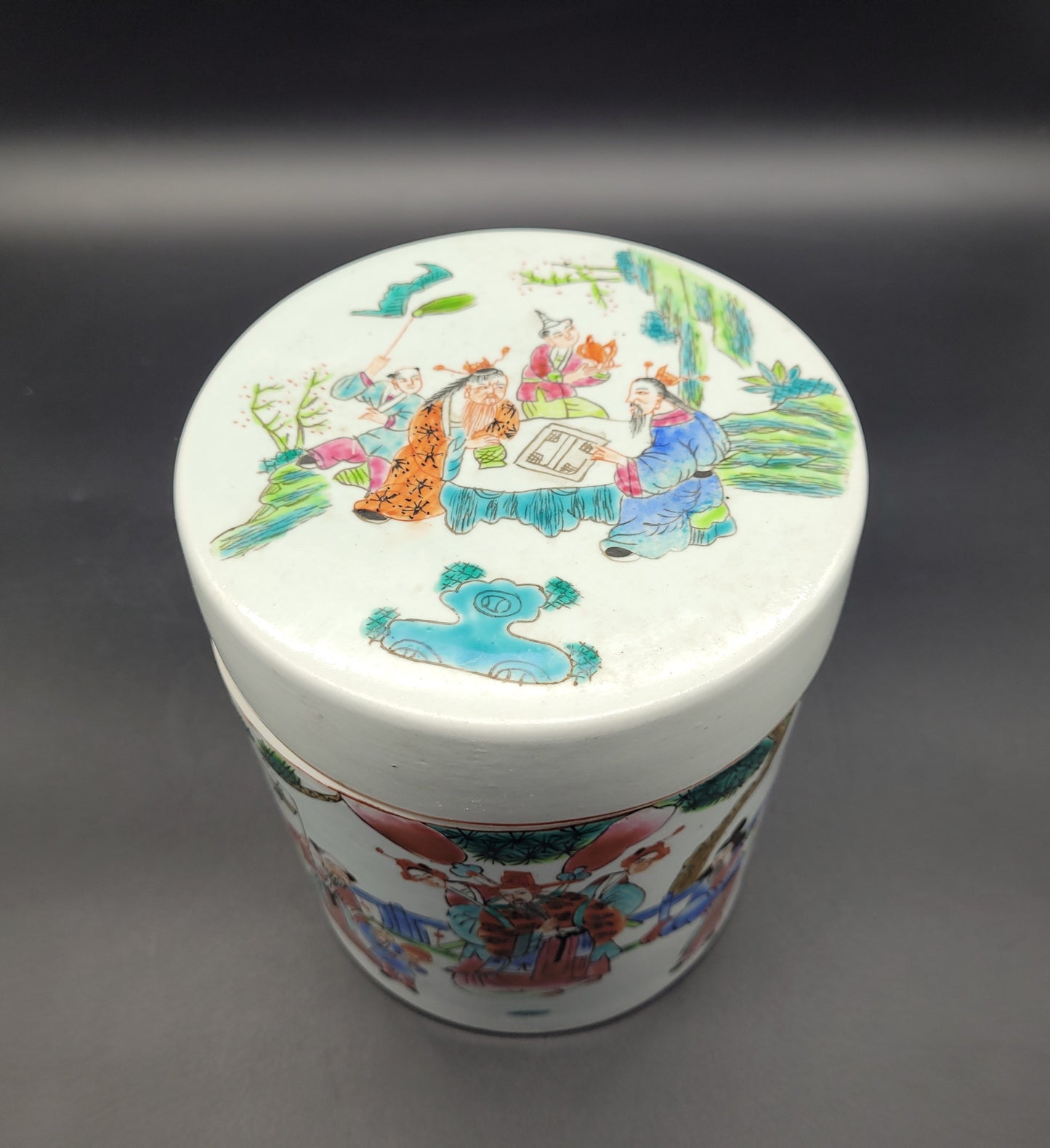 Chinese Antique Vase Ginger Jar Hand Painted Decoration