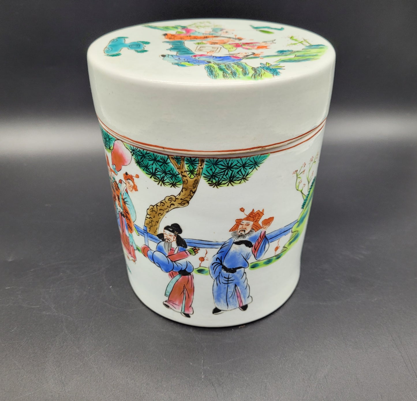 Chinese Antique Vase Ginger Jar Hand Painted Decoration