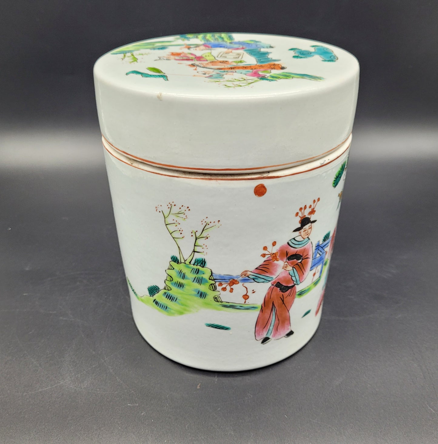 Chinese Antique Vase Ginger Jar Hand Painted Decoration