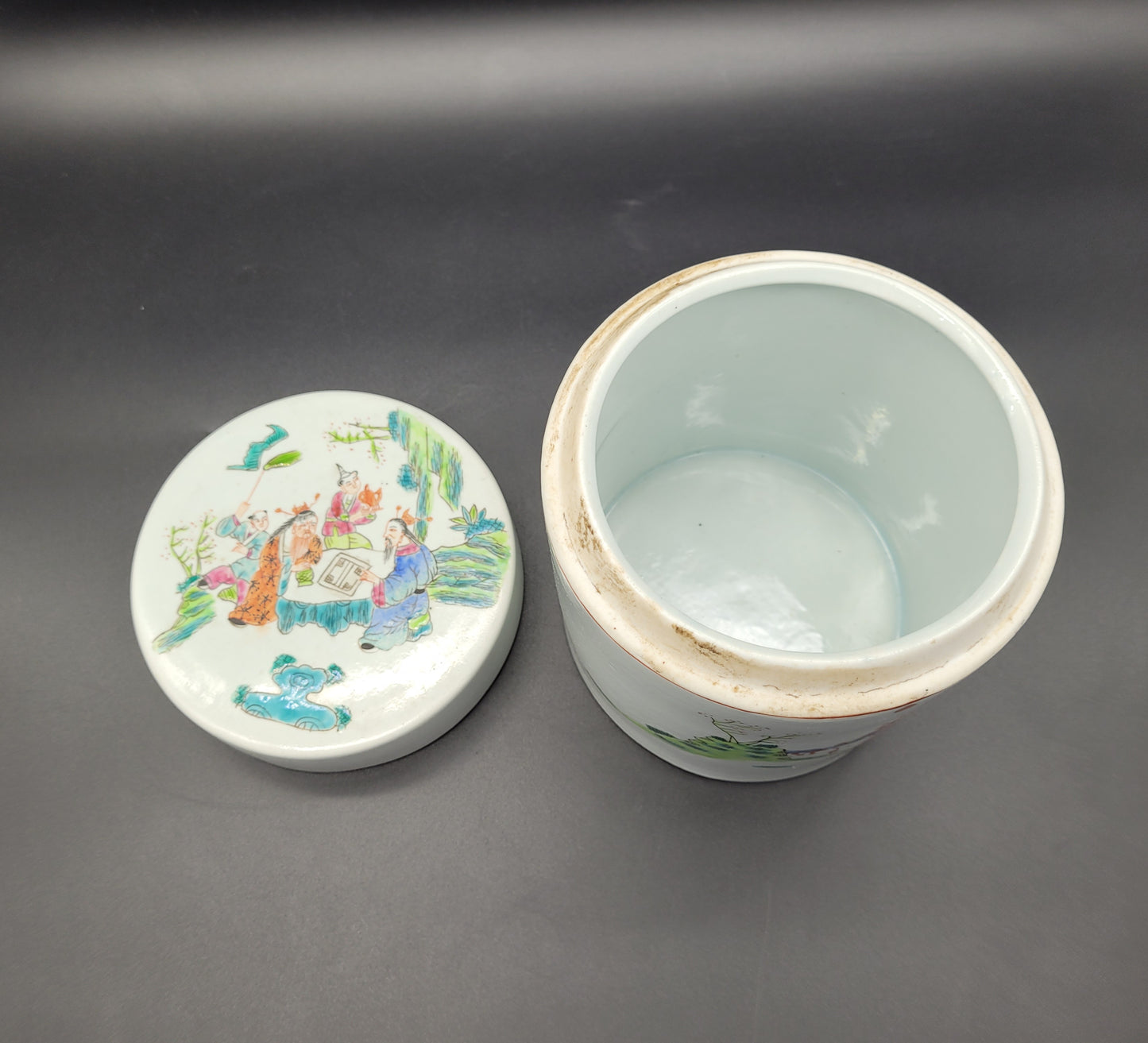 Chinese Antique Vase Ginger Jar Hand Painted Decoration