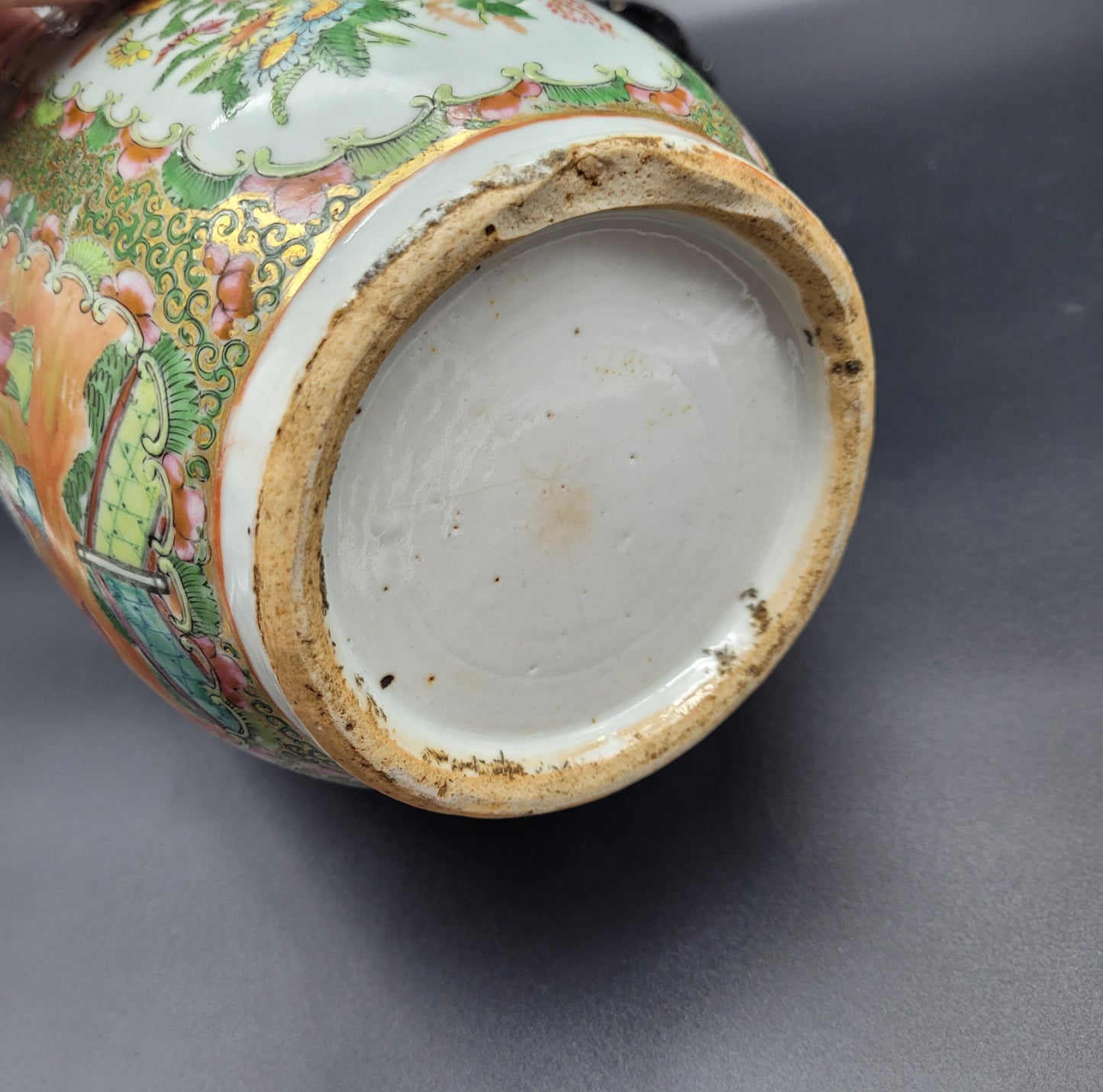 Antique Chinese 19th Century Famille Rose Vase