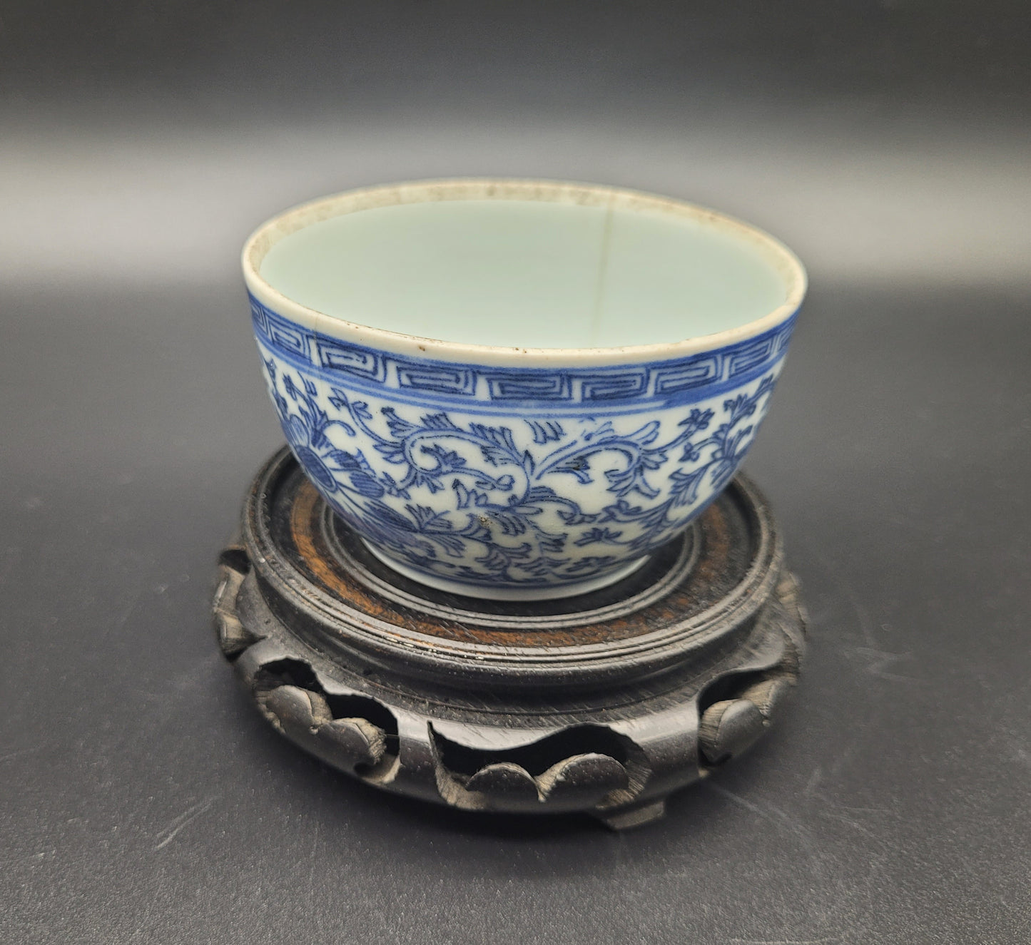 Chinese 18th century Blue & White Bowl