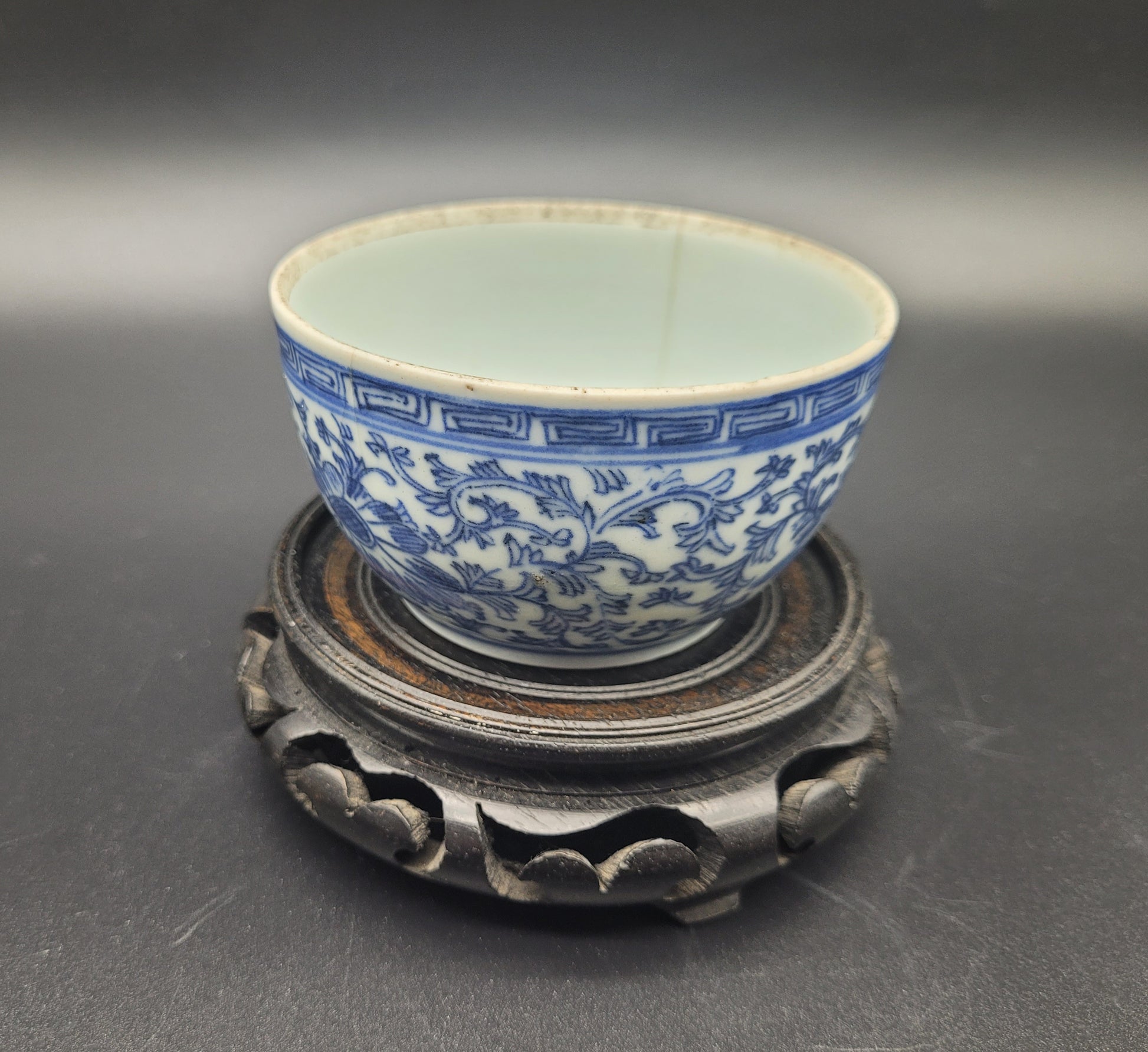 Chinese 18th century Blue & White Bowl