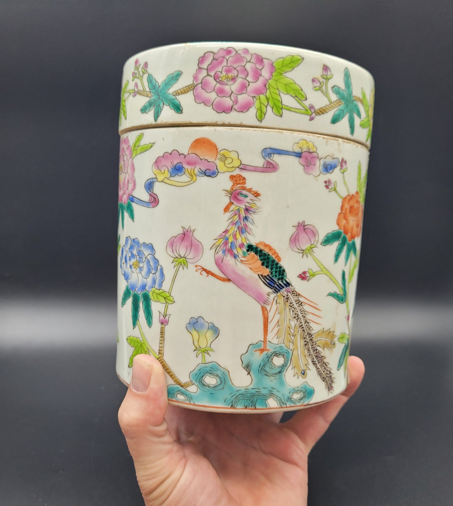 Antique / Vintage Chinese Ginger Jar Early Mid 20th Century