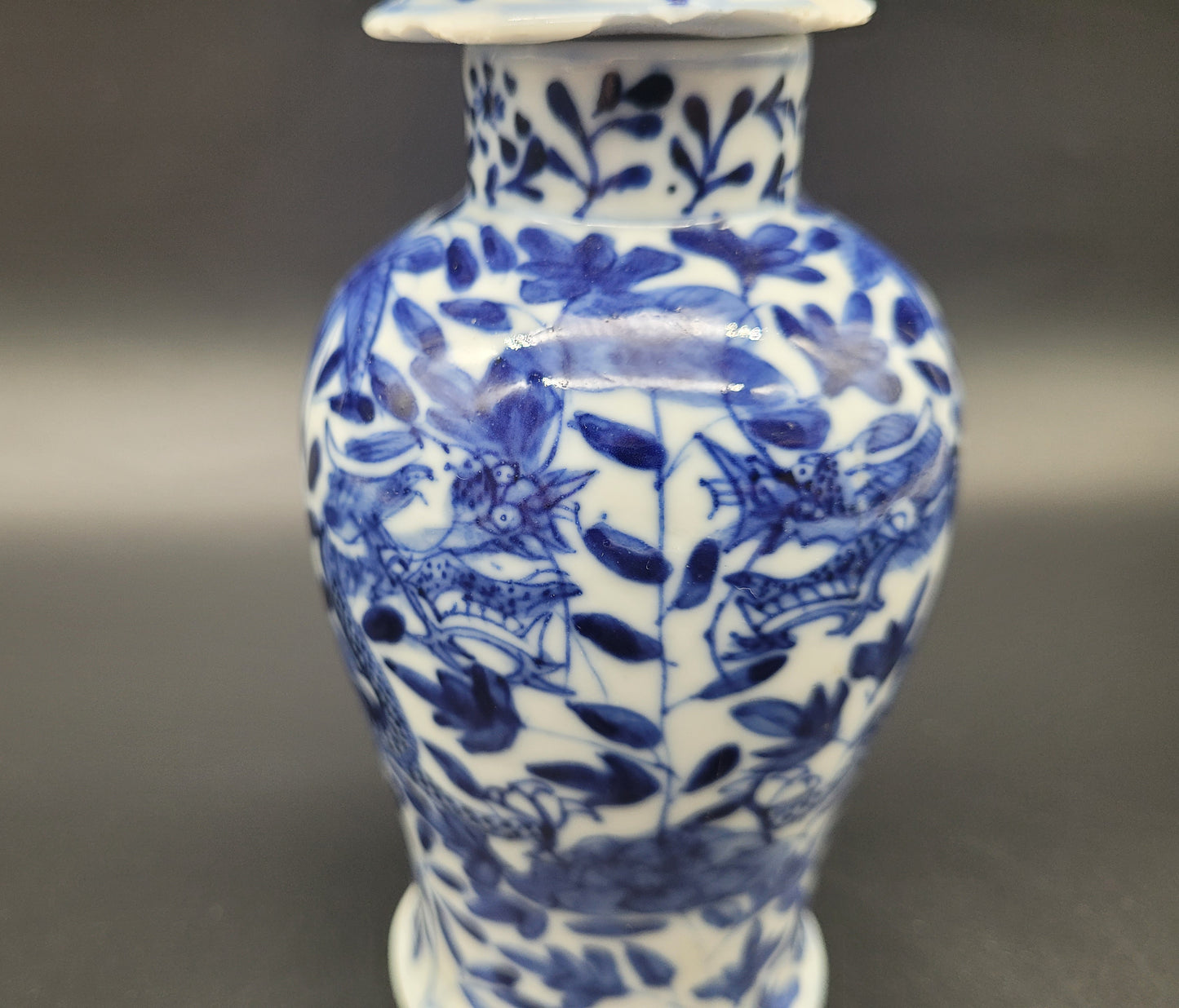 Antique Chinese Dragon Vase 19th Century