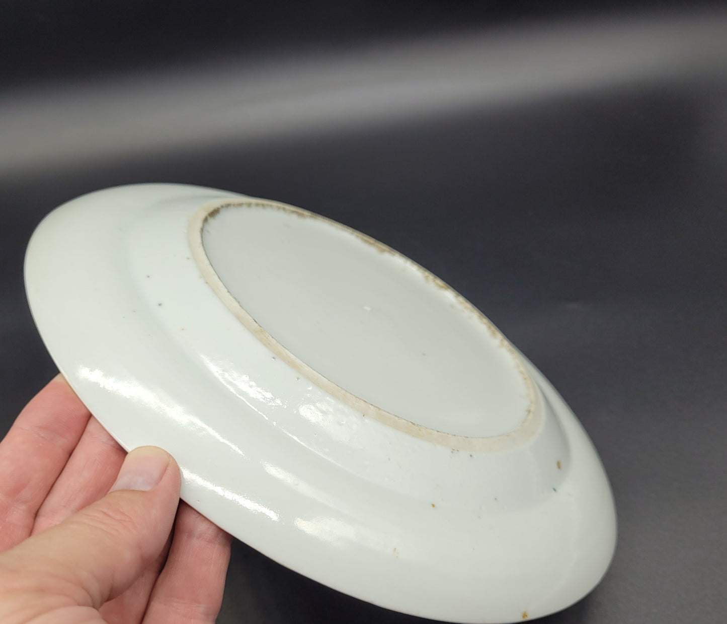Chinese Late 18th Early 19th Century Famille Rose Shallow Bowl / Plate