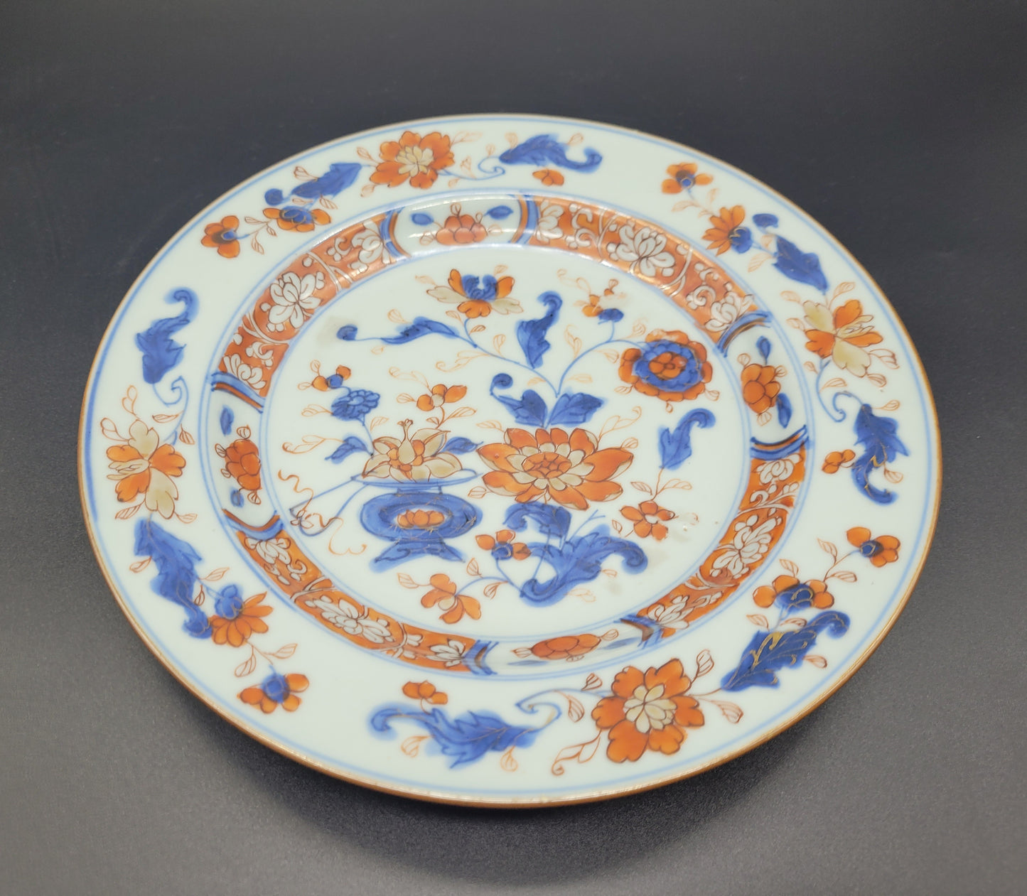 Beautiful Chinese Kangxi Imari Porcelain Plate 18th Century