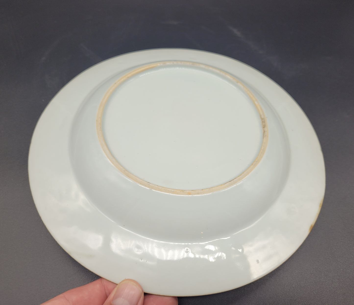 Beautiful Chinese Kangxi Imari Porcelain Plate 18th Century back of plate