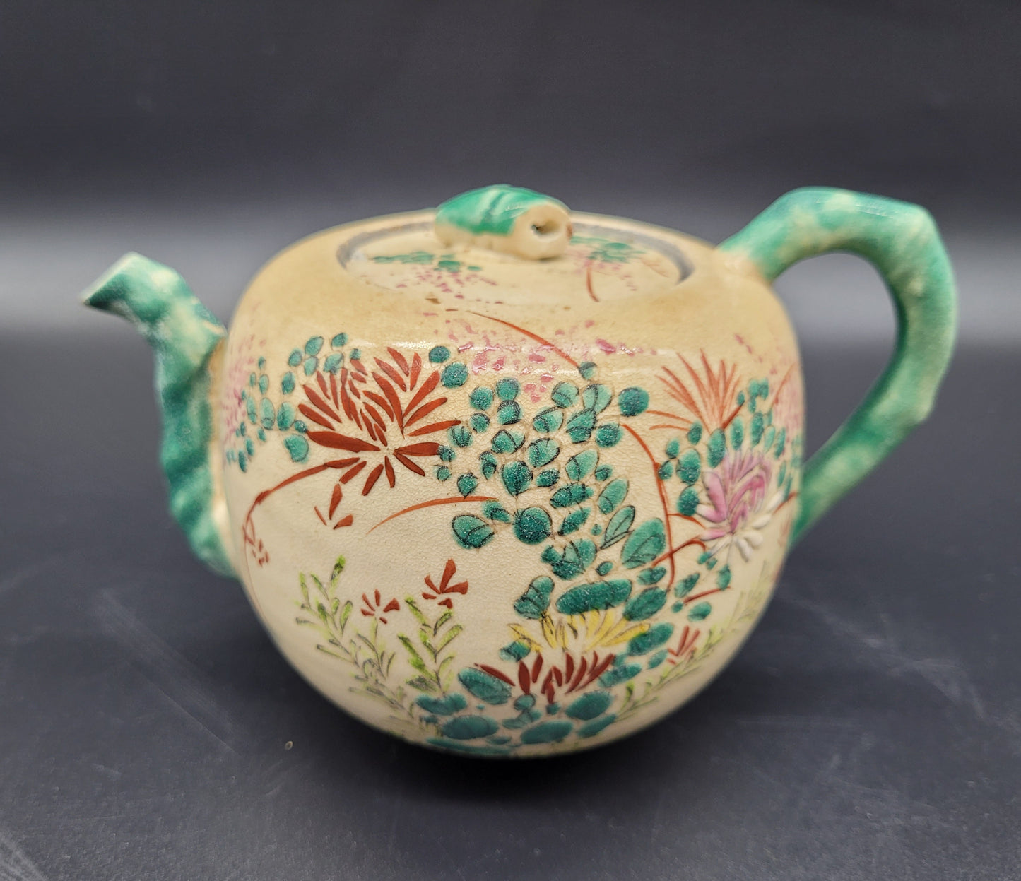 Antique Japanese TEA POT Satsuma