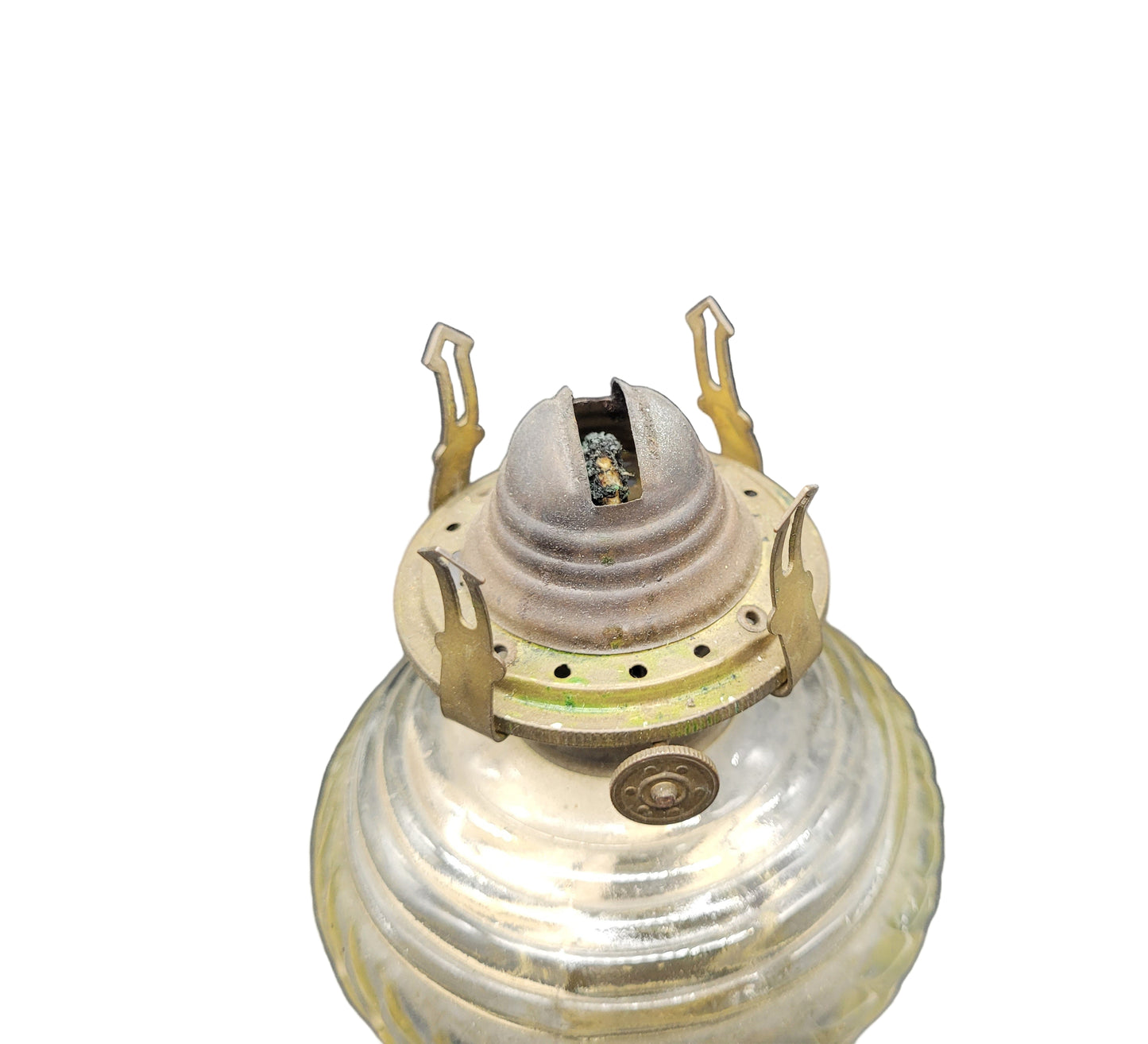 A Rare and Beautiful "Dabbs" Brand Oil Lamp