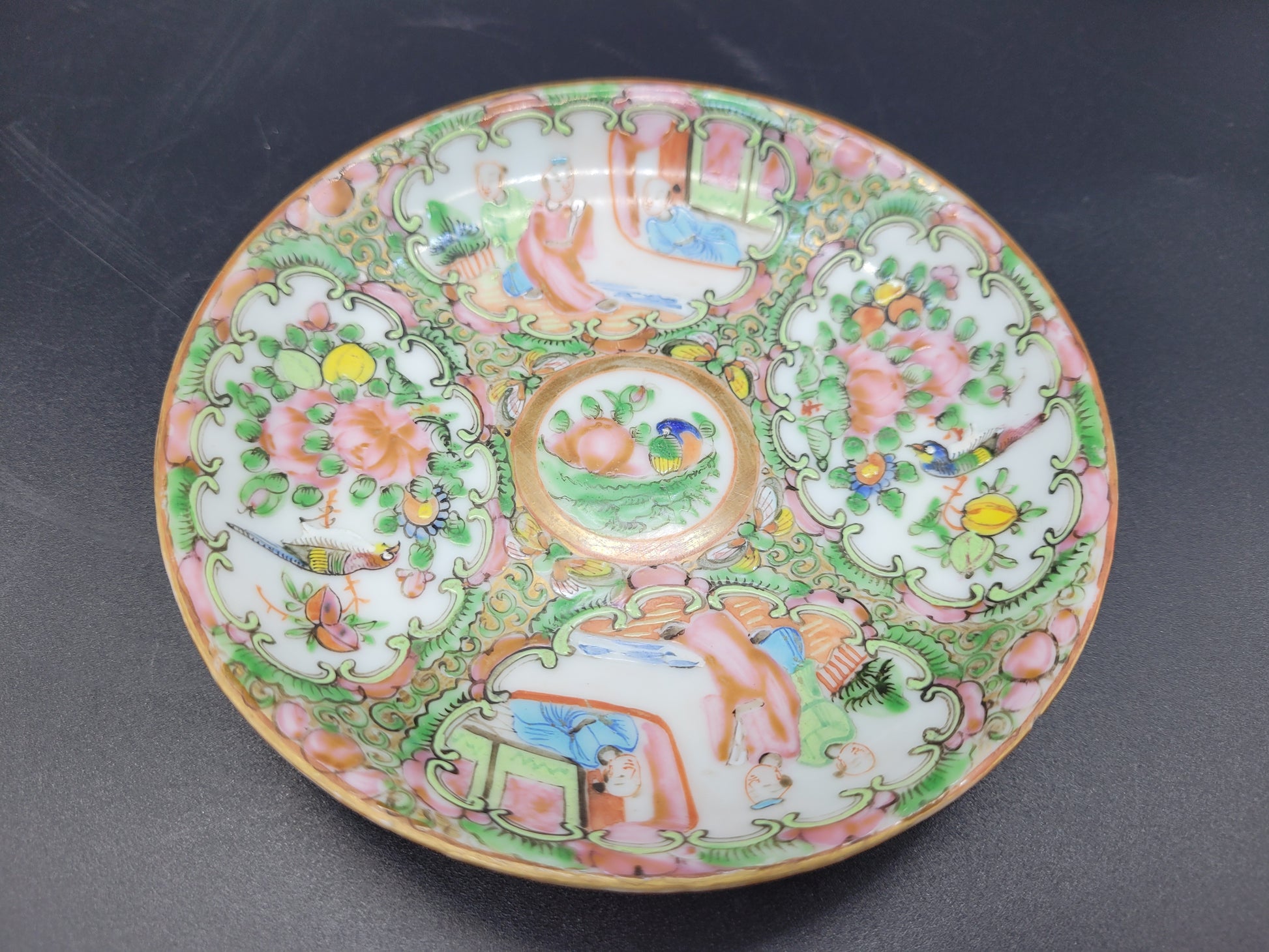 A Pair of Antique Chinese Famille Rose plates