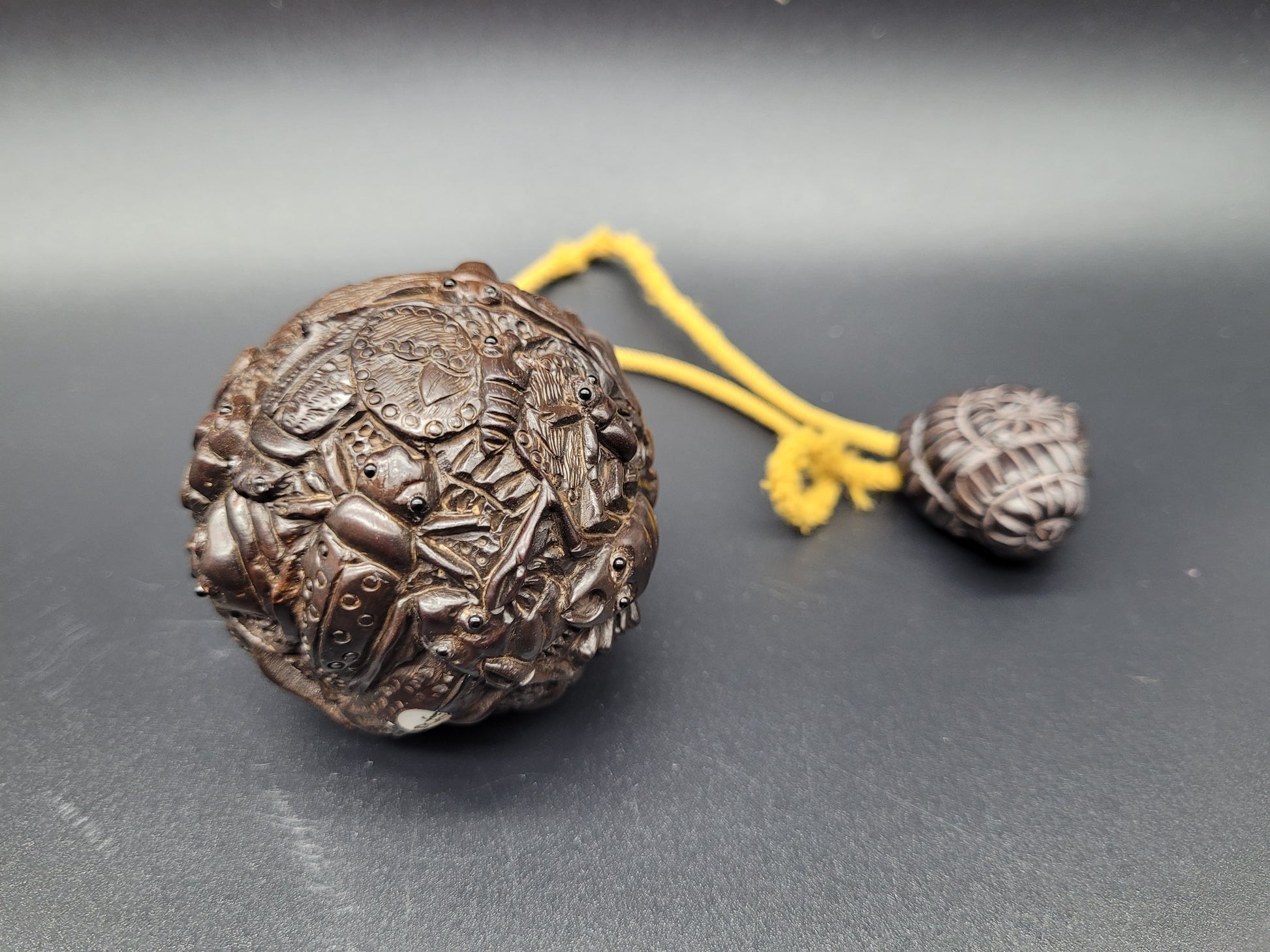 Buy Antiques Online Japanese Meiji Carved Inro & Netsuke Signed By The Artist
