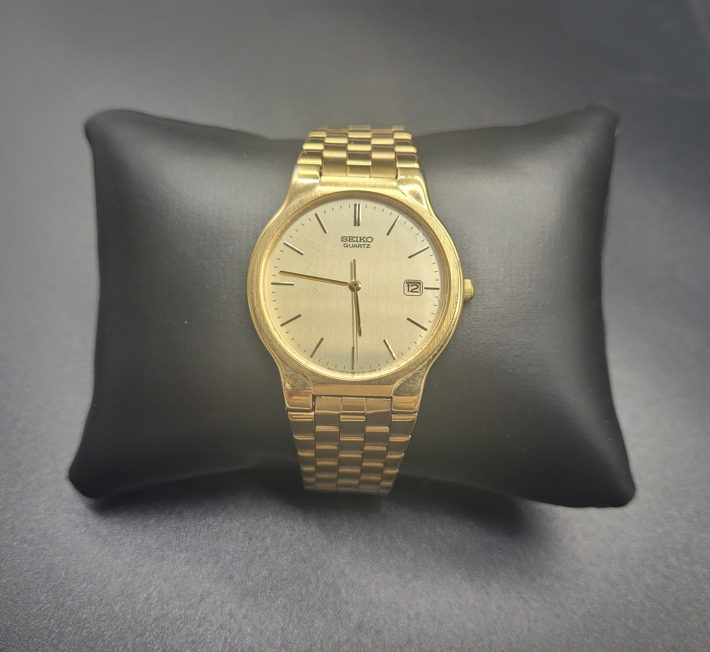 KB Antiques & Jewellery Vintage Seiko Gold Plated Watch Champagne Dial 36mm
