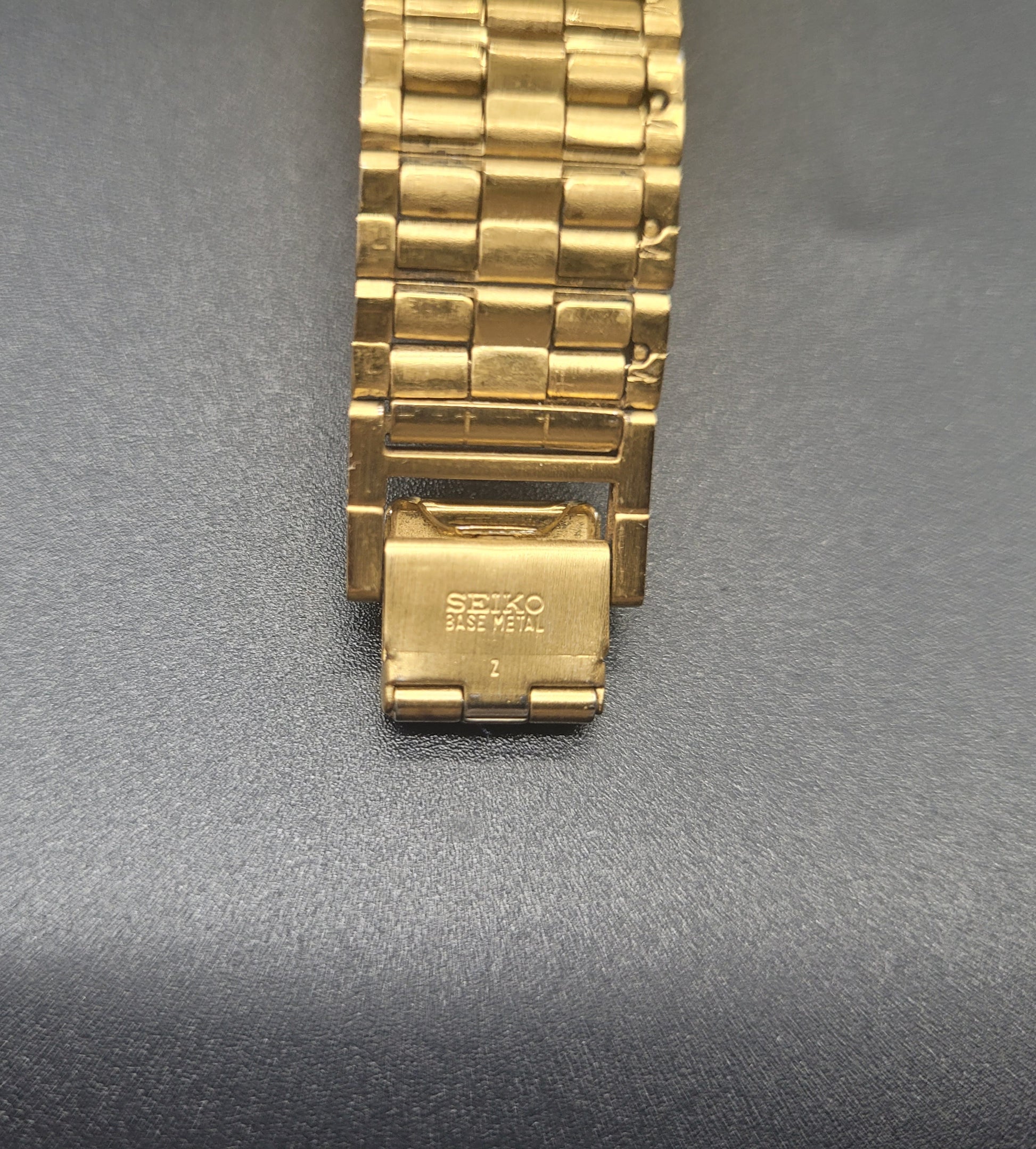 Vintage Seiko Gold Plated Watch Champagne Dial 36mm mens watch
