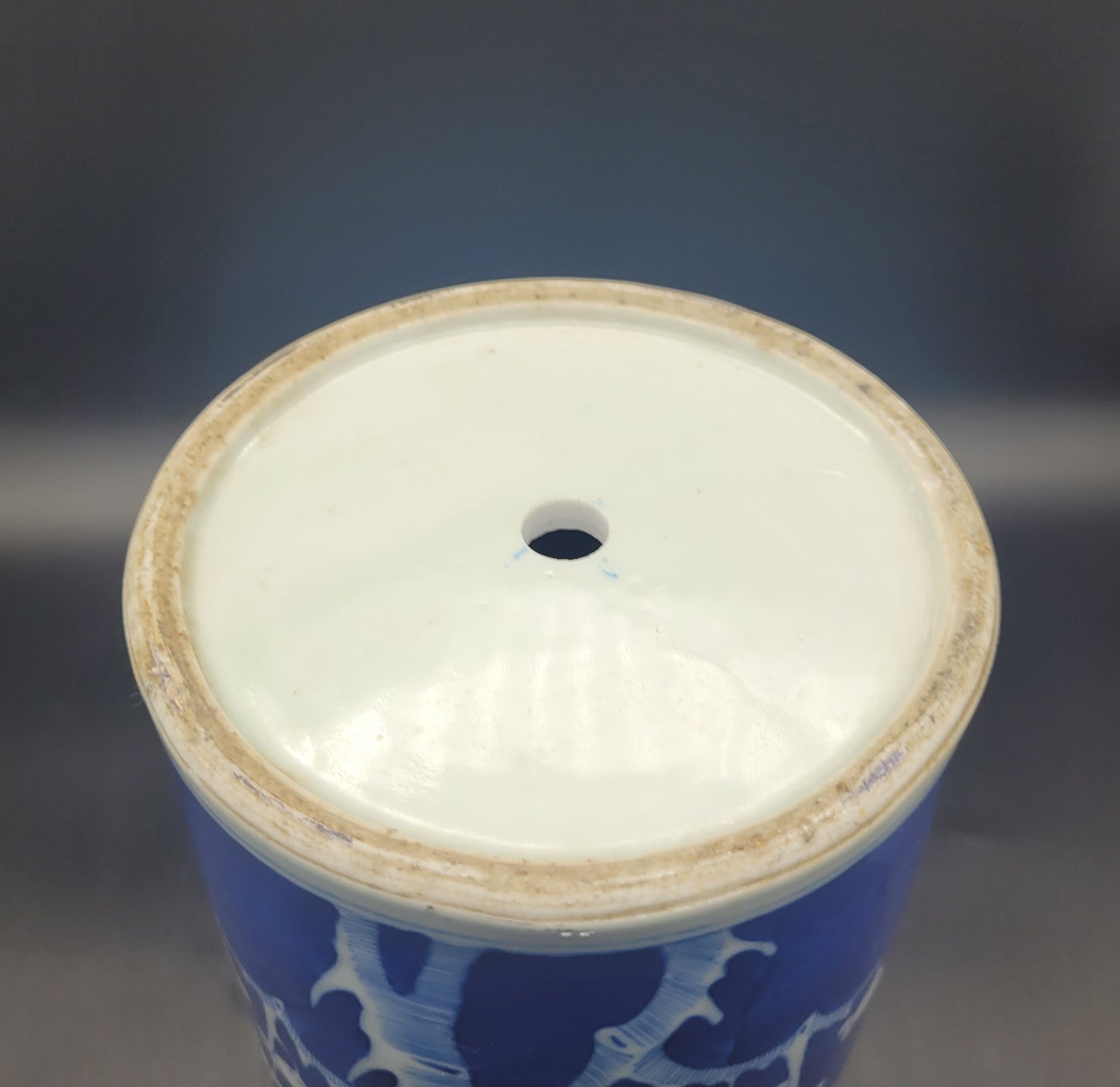 Chinese KANGXI Style Prunus Pattern Brush Pot 19th Century Vase K B Antiques Online
