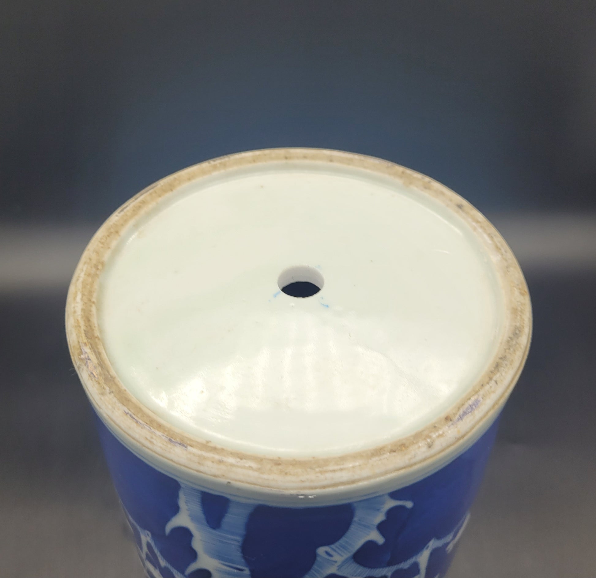 Chinese KANGXI Style Prunus Pattern Brush Pot 19th Century Vase K B Antiques Online