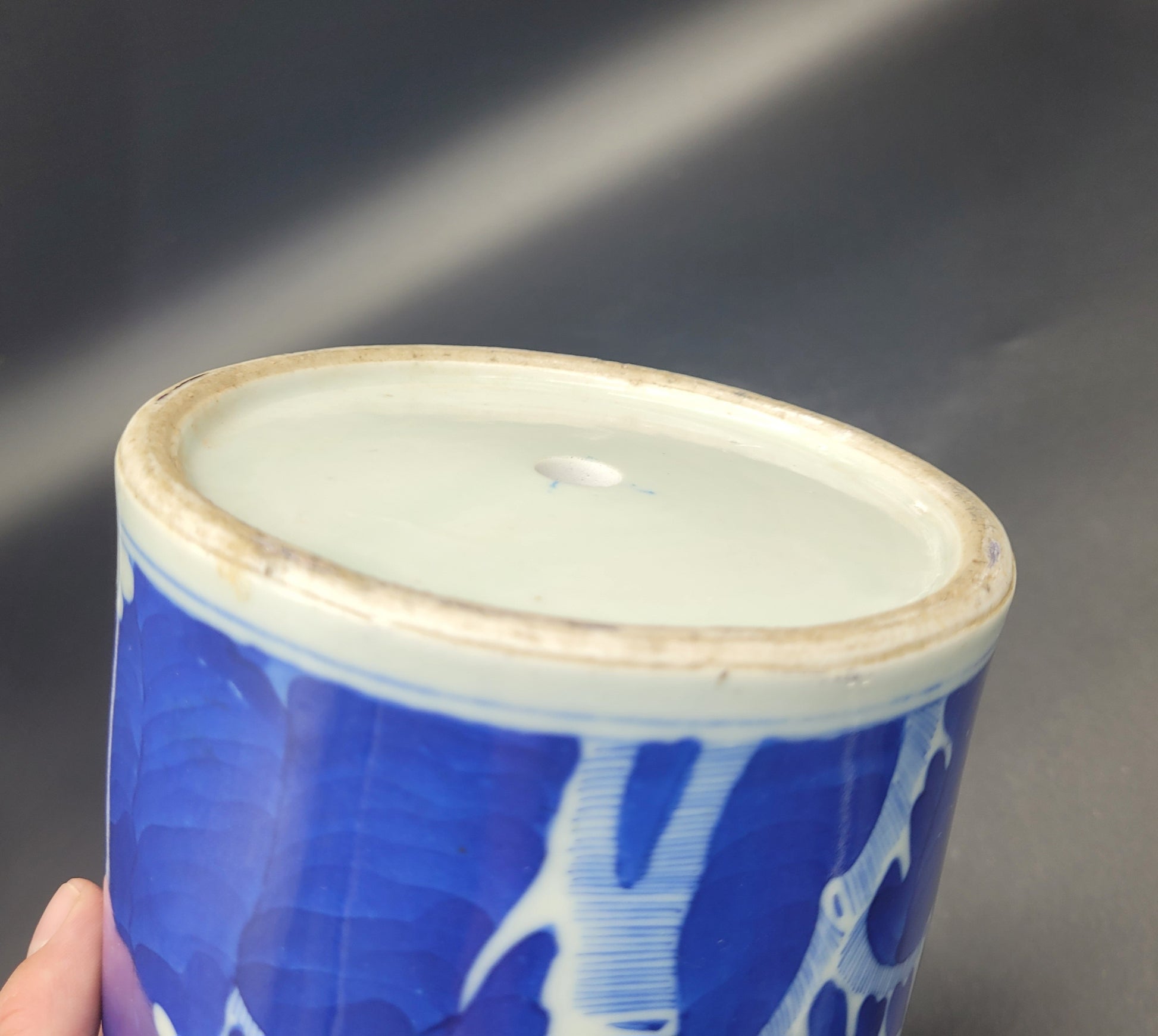 Buy Antiques Online Chinese KANGXI Style Prunus Pattern Brush Pot 19th Century Vase