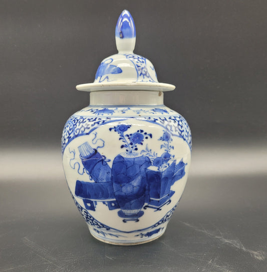Chinese 18th / 19th Century Ginger Jar & Lid Signed