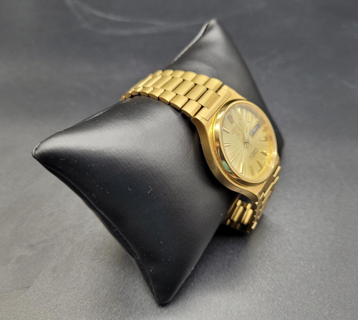Vintage Gold Watches USA SEIKO Automatic Watch 17 Jewels Gold Plated