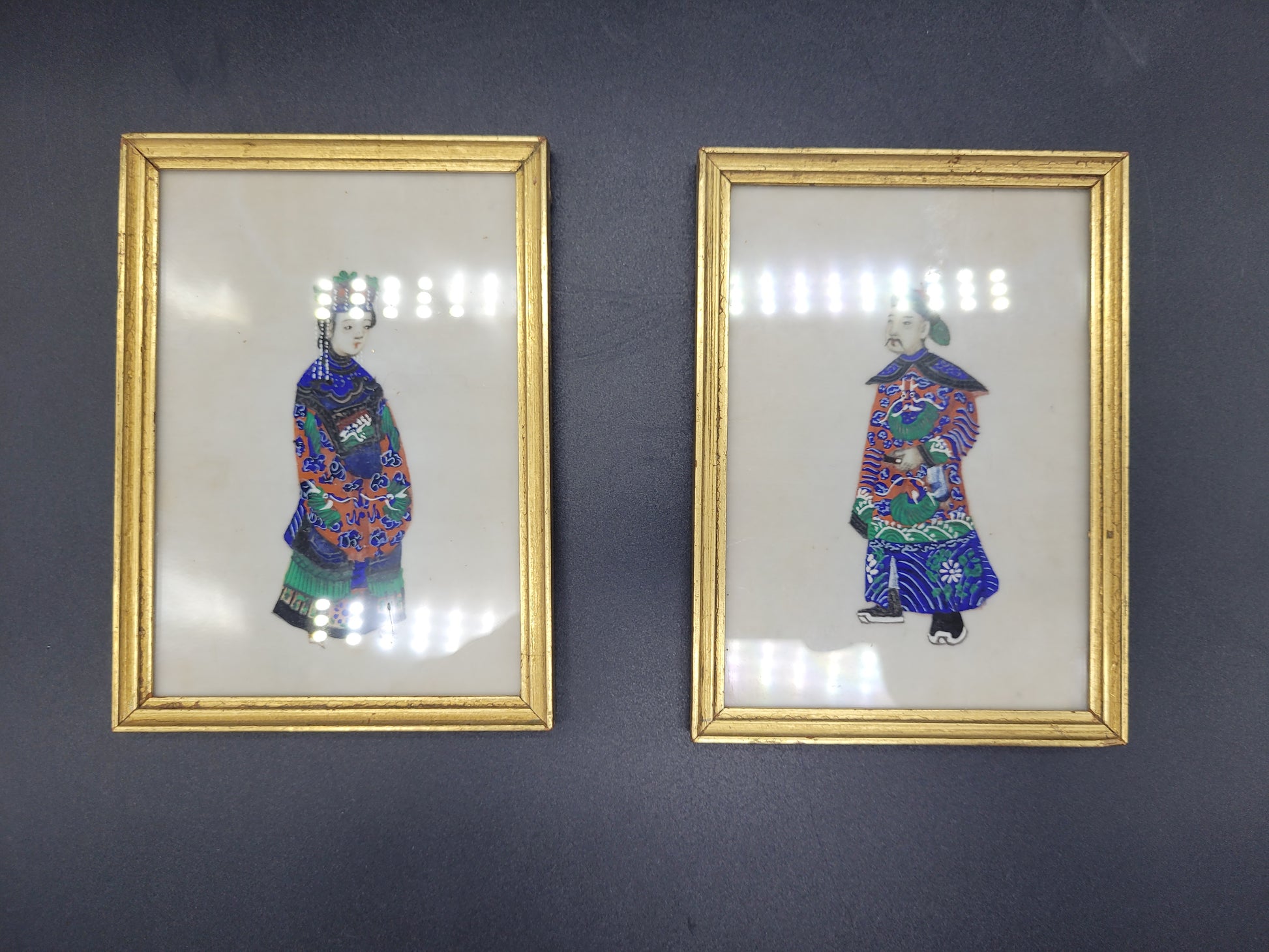 Antiques Online UK Chinese 19th Century Paintings on Pith / Rice Paper