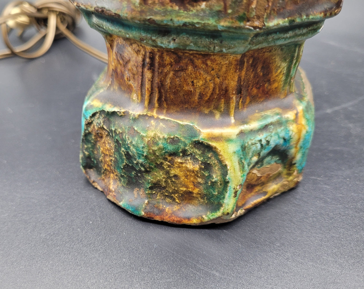 Chinese Ming Dynasty Pottery Candle Sticks 16th / 17th Century RARE
