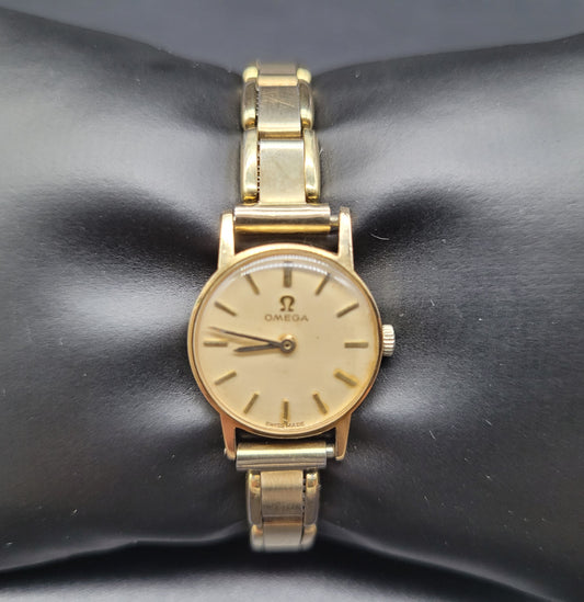 Vintage OMEGA Watch Ladies Gold Tone Swiss Made