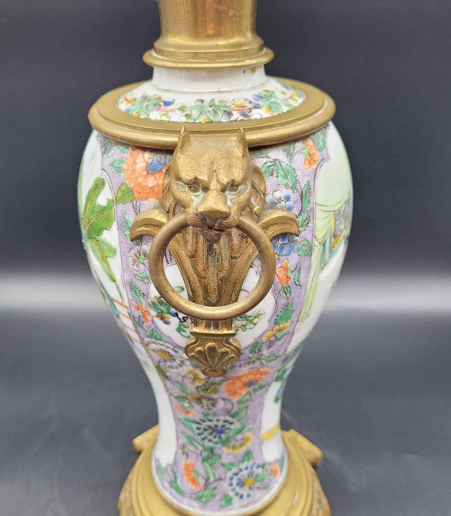 Car boot sale finds UK Beautiful Antique Chinese 18th /19th Century Famille Vert Vase With High Quality Ormolu Mounts. K.B ANTIQUES & JEWELLERY