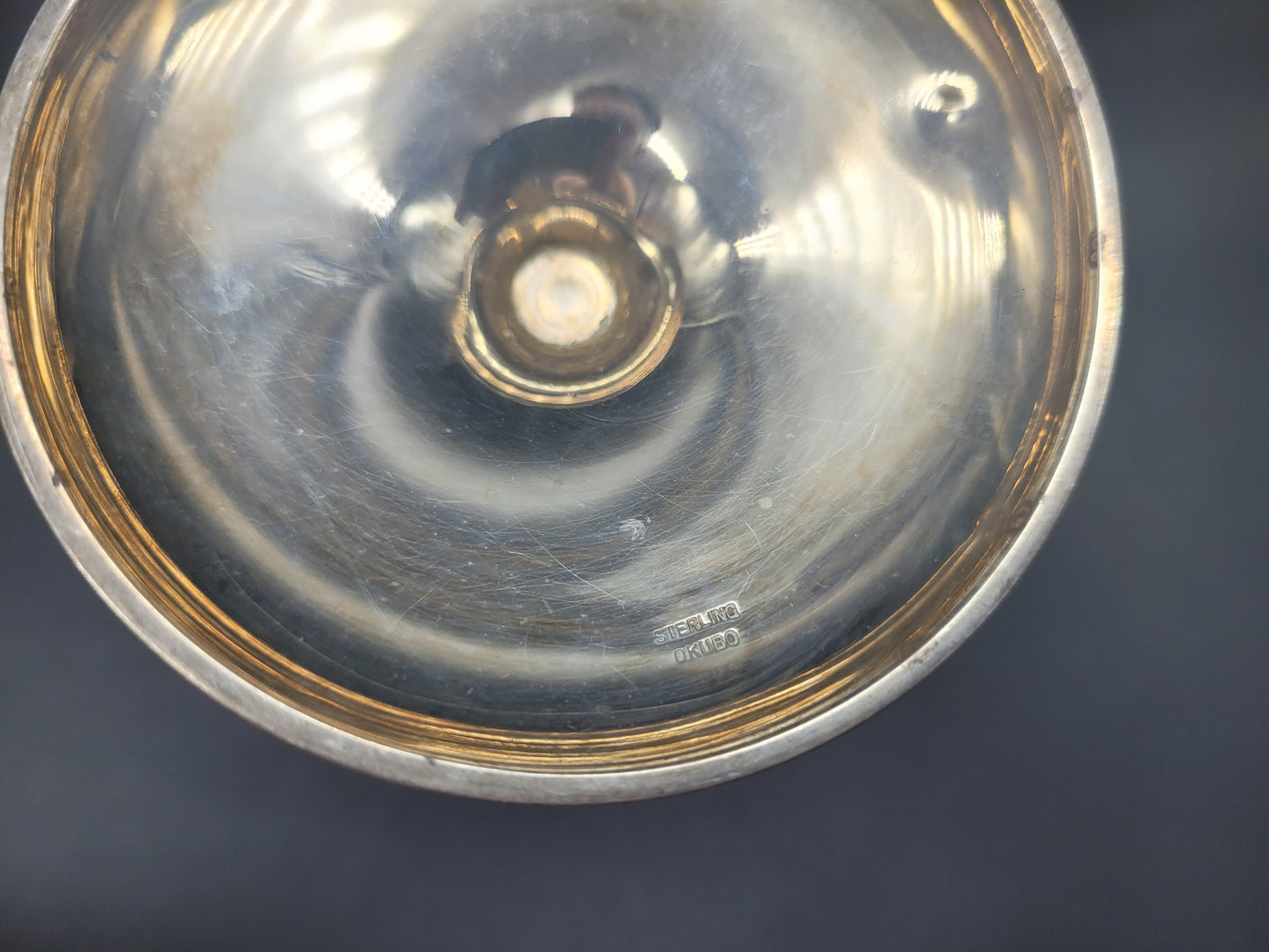 BUY ANTIQUE SILVER A very nice pair of sterling silver tulip posy vases, each set with fanned rims and graduated bases. With an inscription relating to a golfing competition.