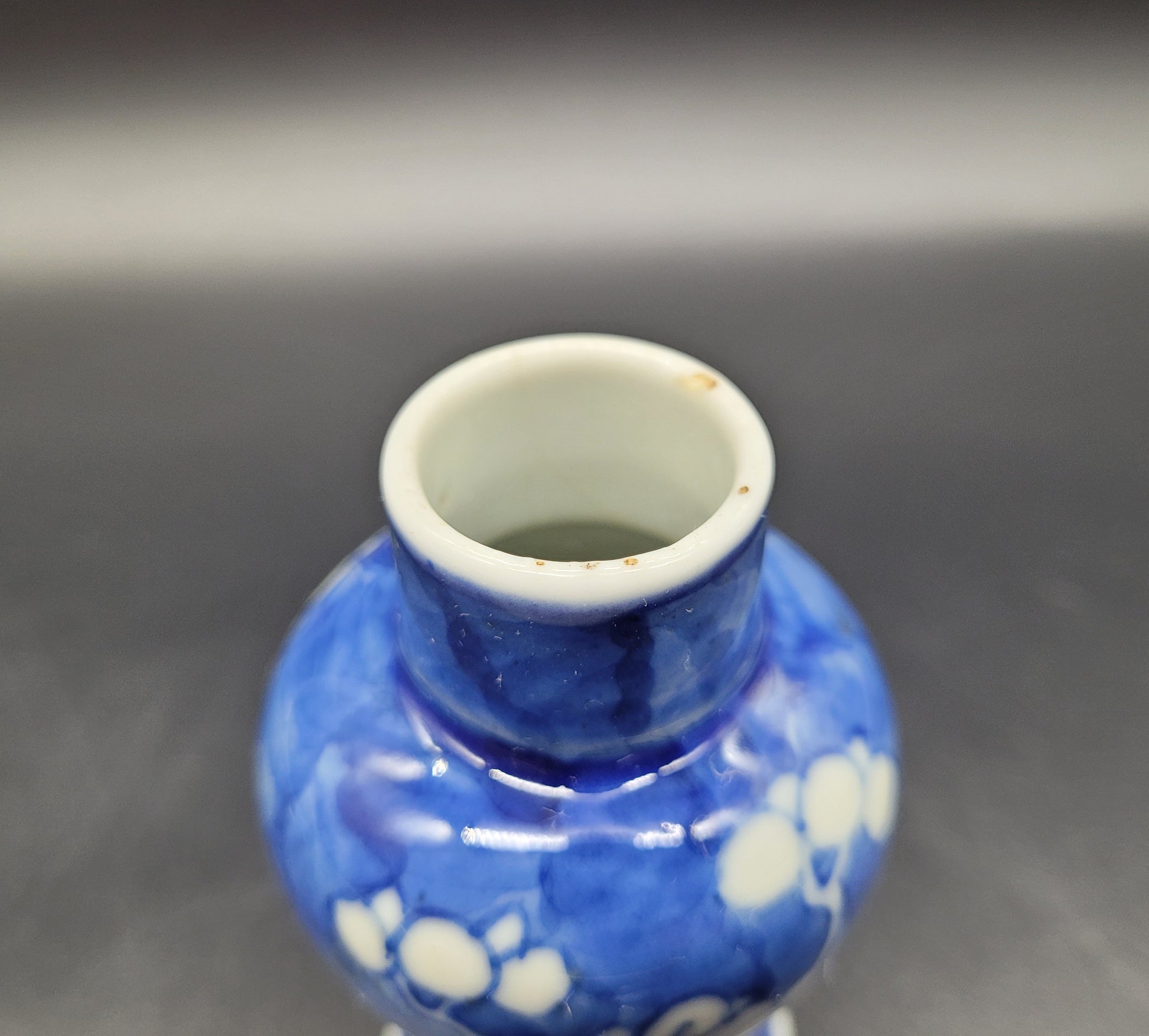 Buy Antiques Online USA Chinese 19th Century Prunus Pattern Miniature Vases SIGNED