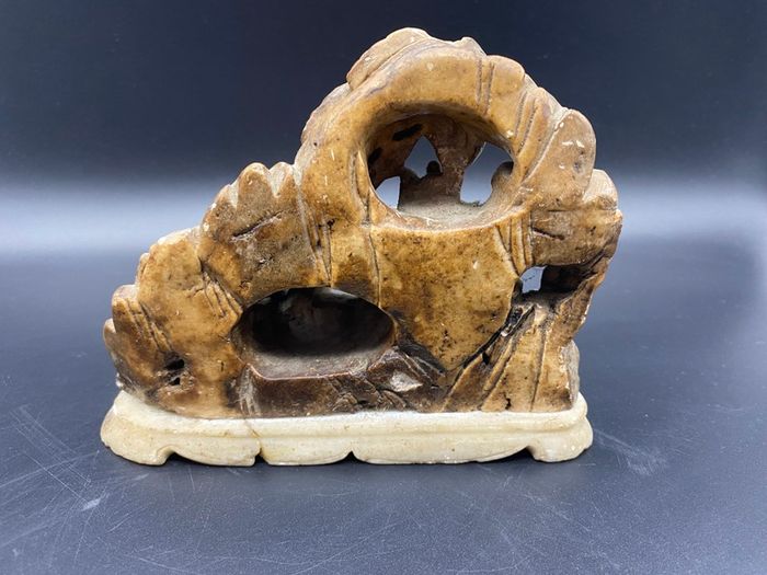 Chinese Soapstone Carving Signed by Artist