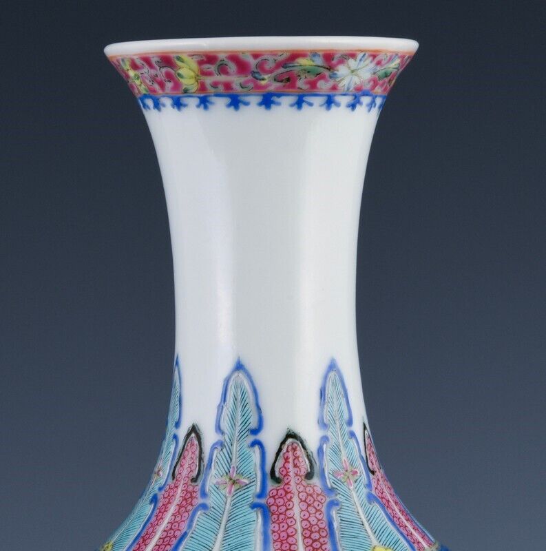 SUPERB SIGNED CHINESE GUANGXU FAMILLE ROSE ENAMEL PLAYING BOYS LANDSCAPE VASE