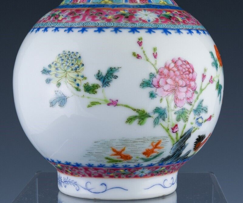 SUPERB SIGNED CHINESE GUANGXU FAMILLE ROSE ENAMEL PLAYING BOYS LANDSCAPE VASE