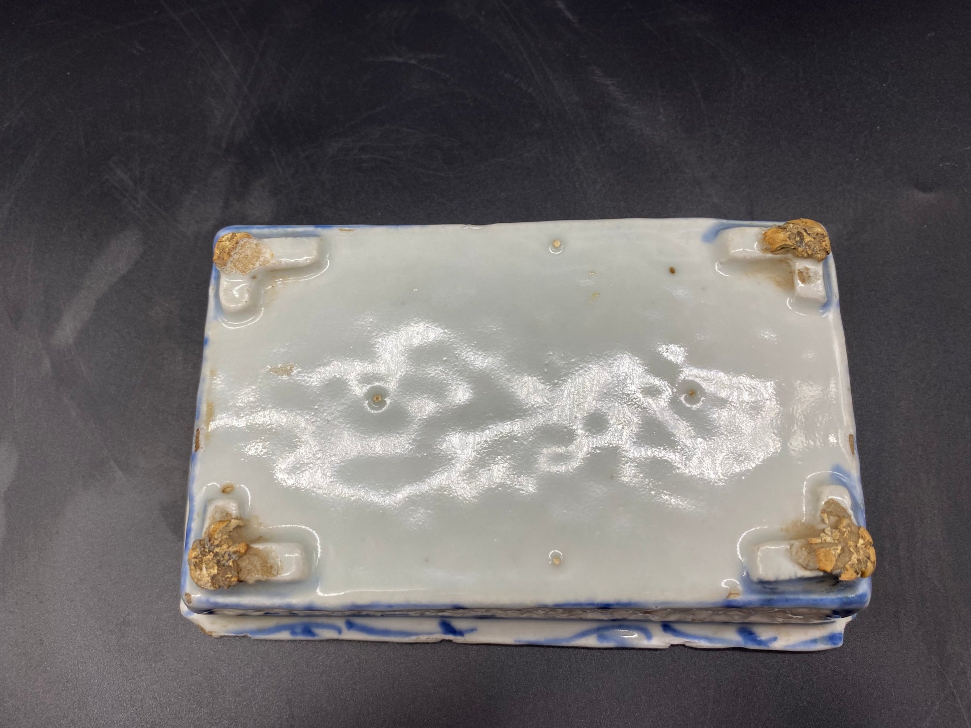 ANTIQUES ONLINE Chinese Qing Reticulated Porcelain Planter / Bonsai Tree Pot