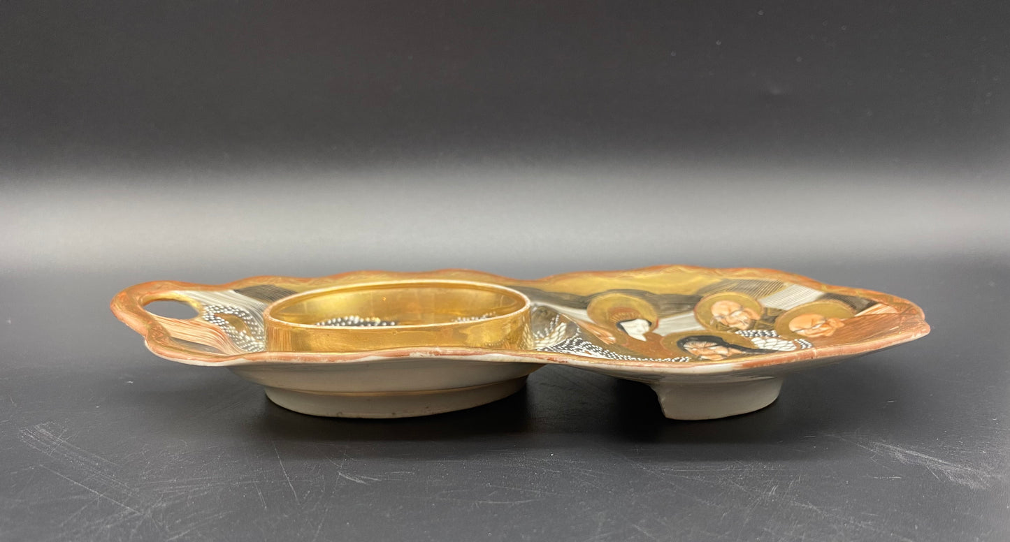 ANTIQUE & COLLECTABLES USA - From around 1800, a new style – Kyō-satsuma – became popular. Famed for its delicate ivory coloured ground with finely crackled transparent glaze
