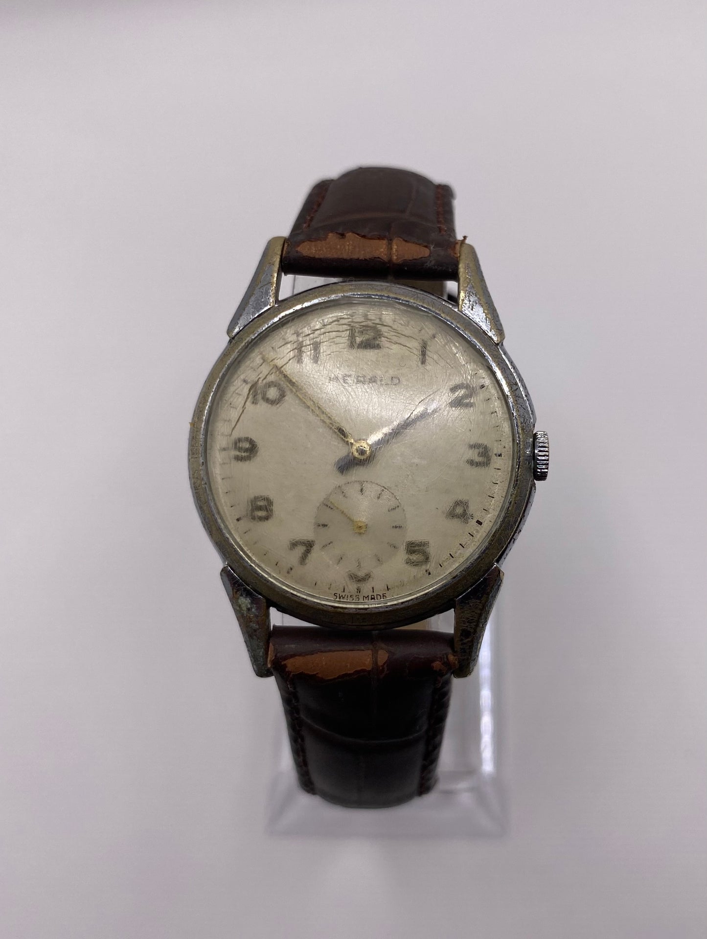 Vintage SWISS MADE Herald Watch & Rolled Gold Sekonda