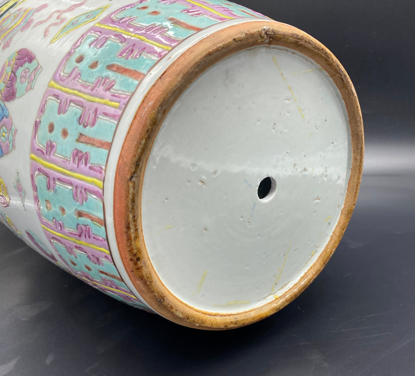 Chinese Porcelain Large 19th Century Famille Rose Vase