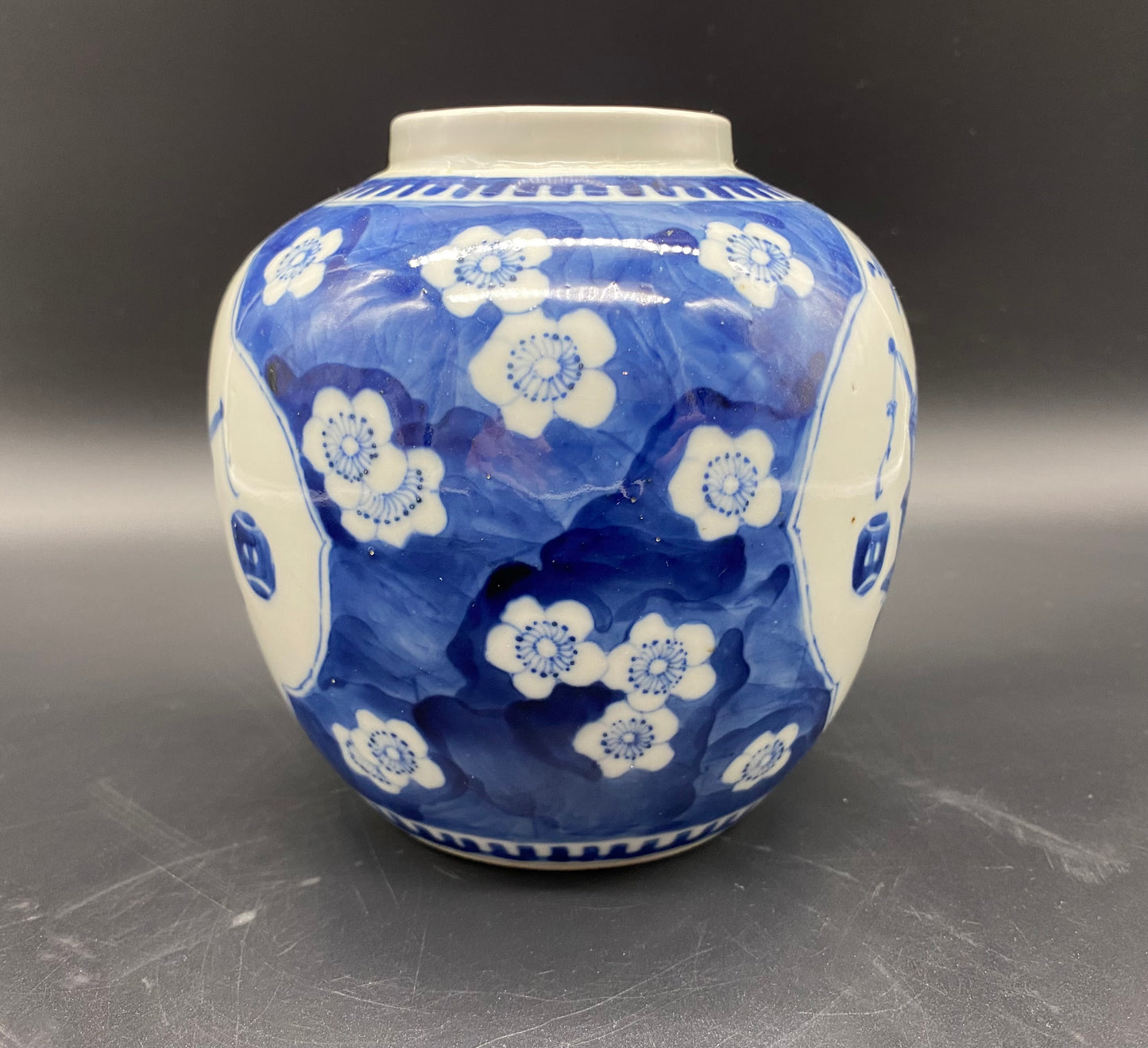 Chinese Ginger Jar 19th Century Porcelain Antique Vase SIGNED