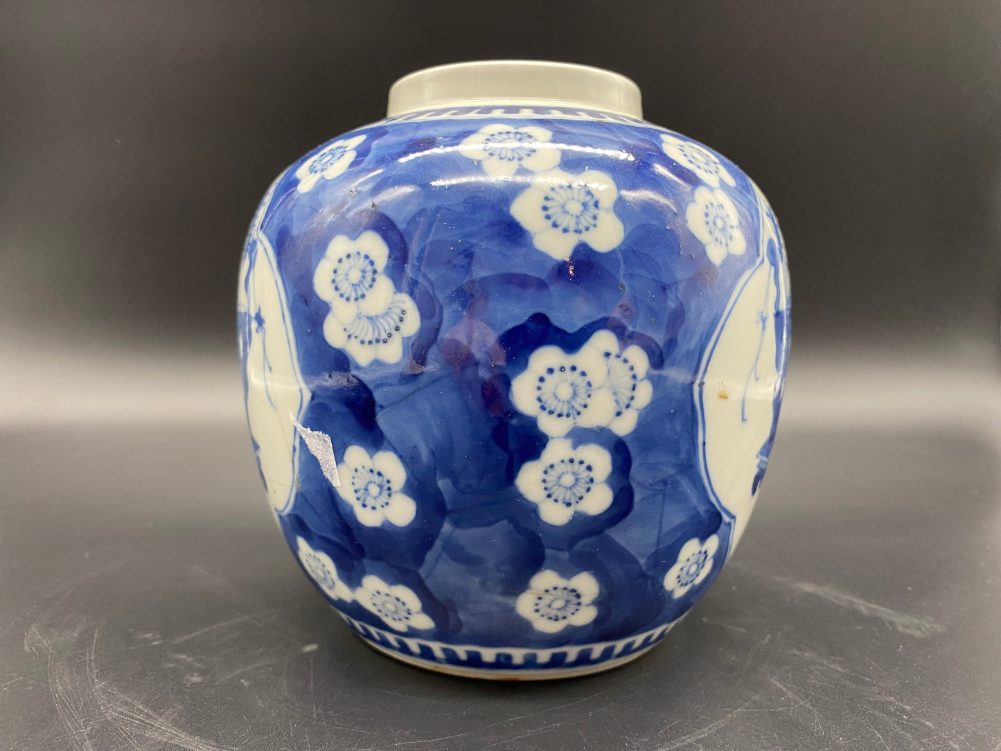 Chinese Ginger Jar 19th Century Porcelain Antique Vase SIGNED