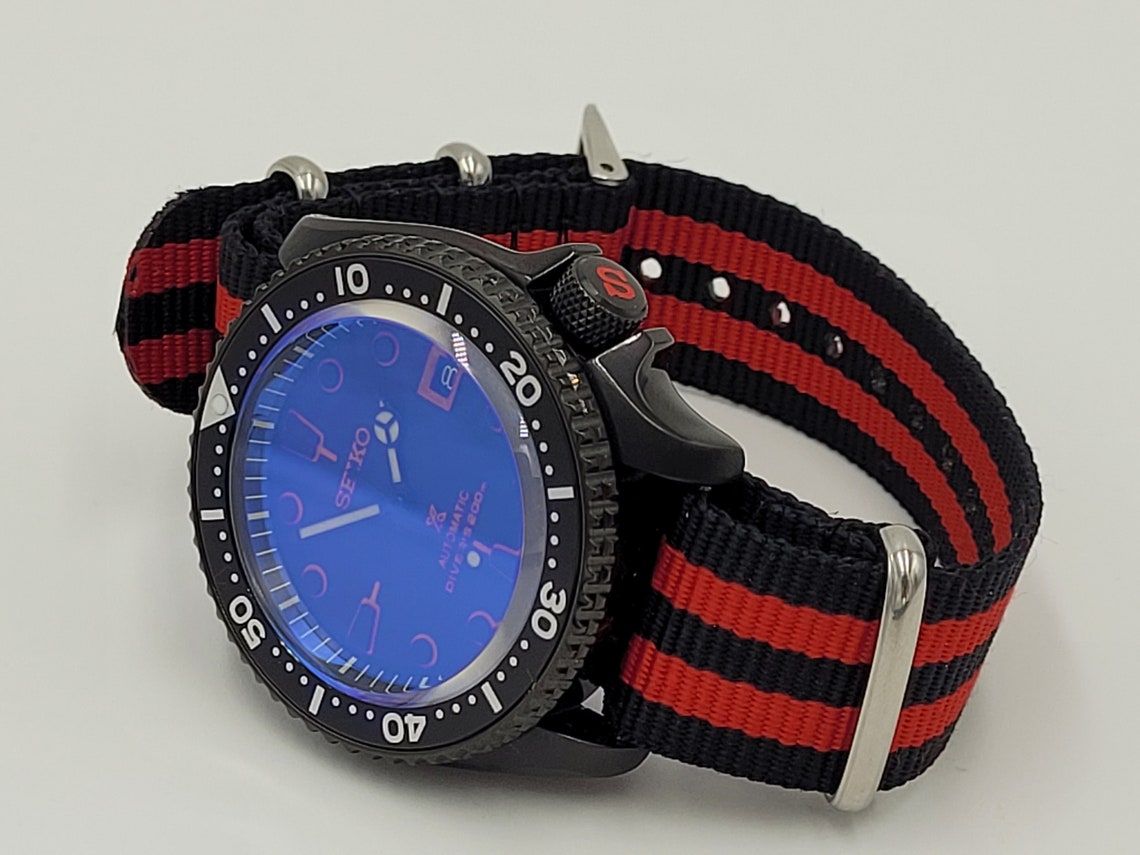 Seiko SKX Mod Watch Automatic Day / Date Mens Watches
