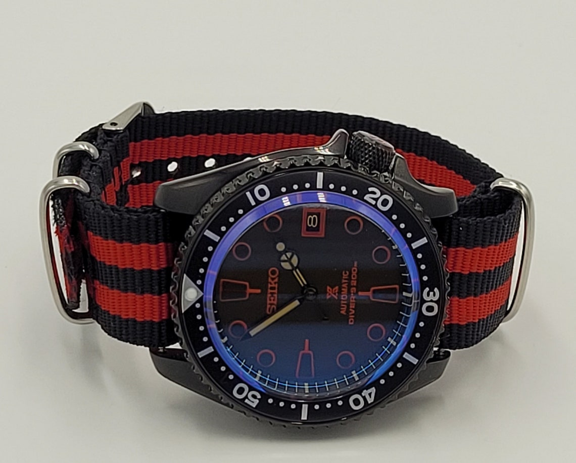 Seiko SKX Mod Watch Automatic Day / Date Mens Watches