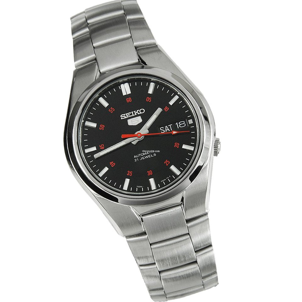 Seiko 5 Automatic Men's Watch Black Dial